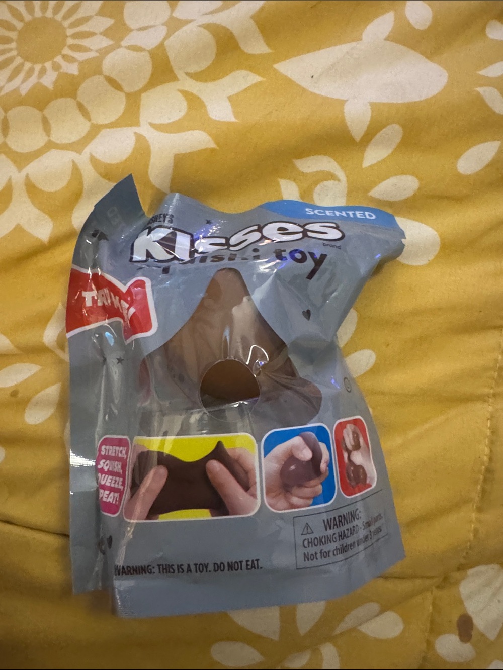Hershey Kiss Brown Scented Stretchy Squishy Toy